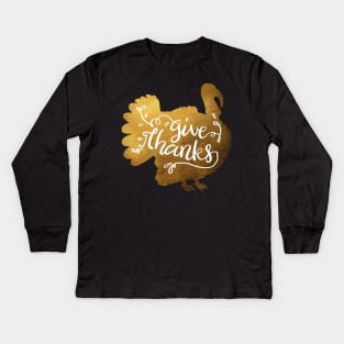 Funny Give Thanks 2020 Kids Long Sleeve T-Shirt
